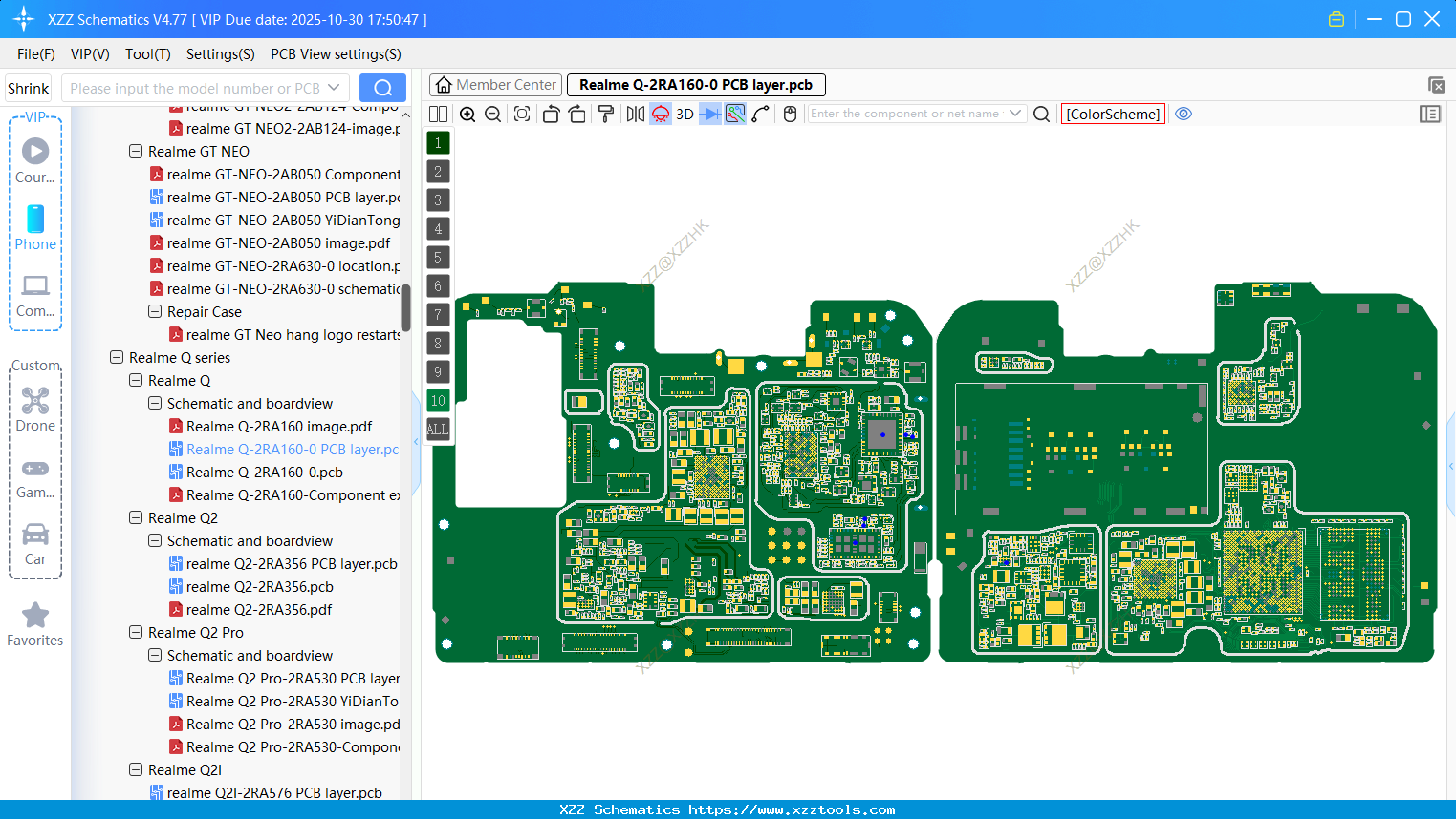 Realme Q-2RA160-0 PCB Layer